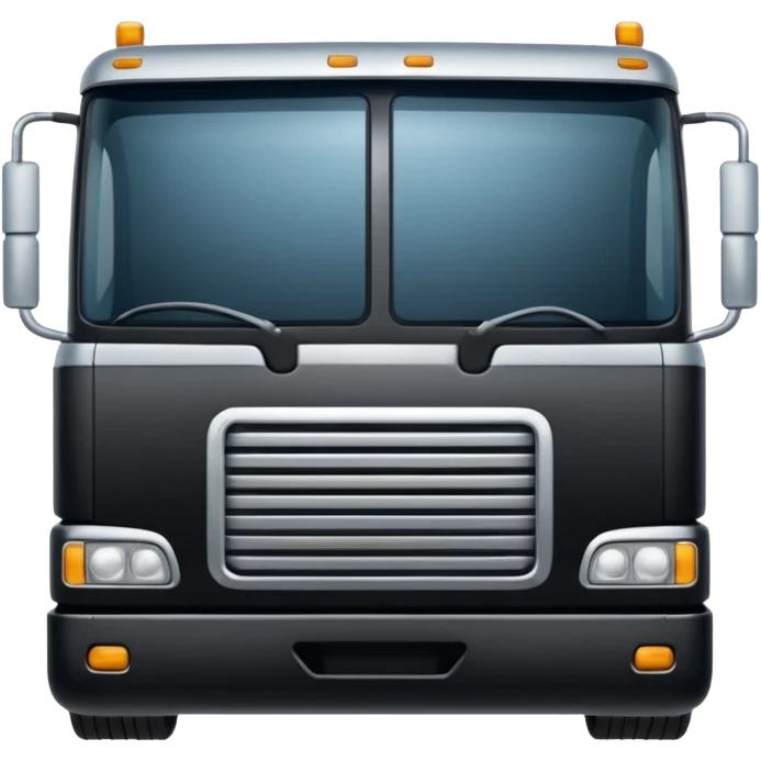Square 18 wheeler Peter belt facing me  emoji