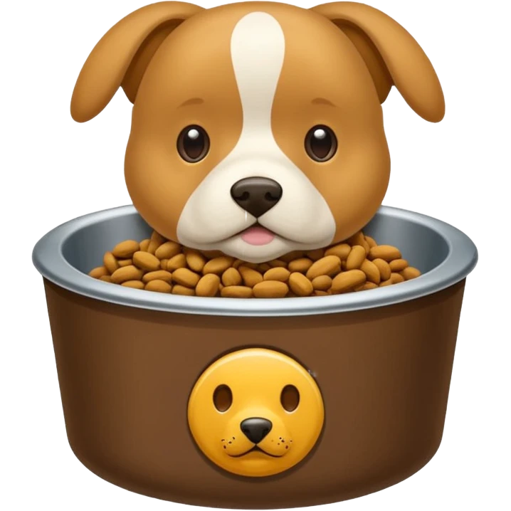 hundenapf mit futter emoji