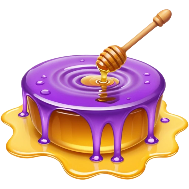 purple honey emoji