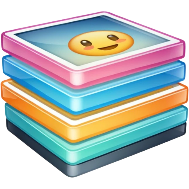 Stack of photos emoji