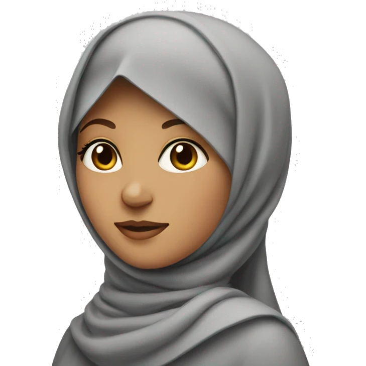 a woman with a butterfly and a hijab
 emoji