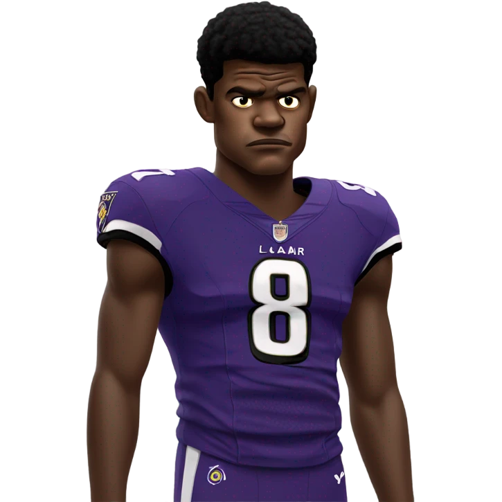 Lamar Jackson devastated  emoji