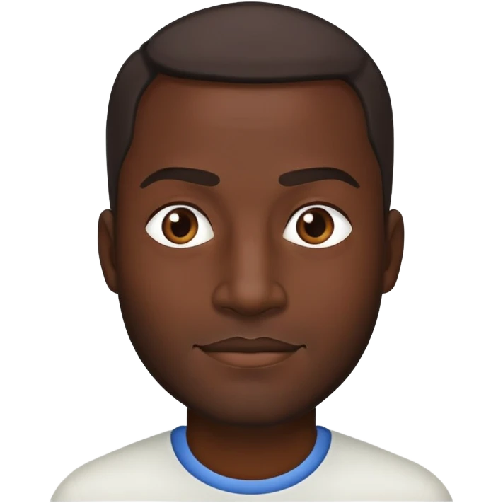 Joven de 40 años, moreno emoji