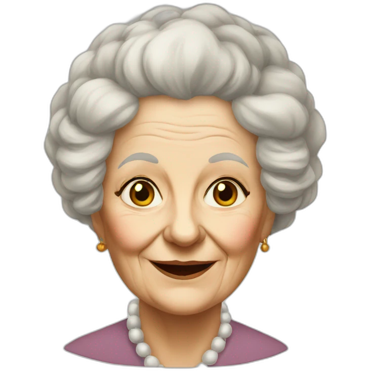 Old Lady 1770 Historical emoji