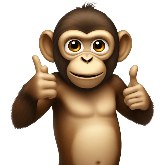 monkey flipping off emoji