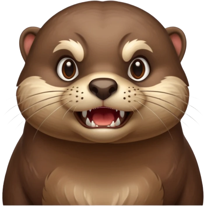 an angry otter emoji