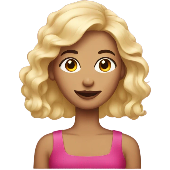 Woman with a nail polish  emoji