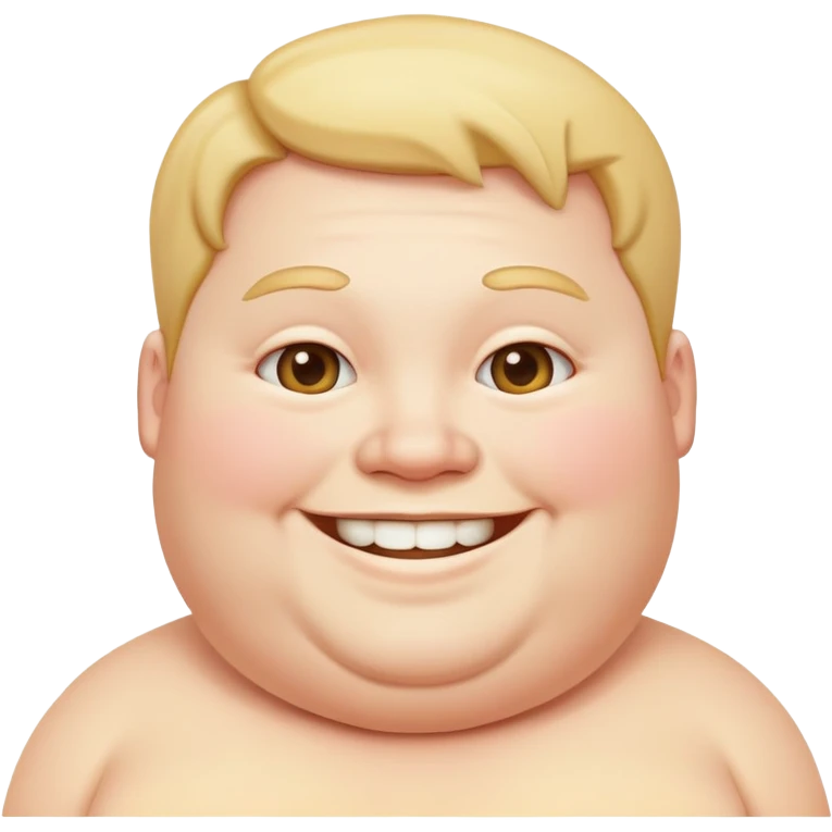 just like a huge fat guy emoji