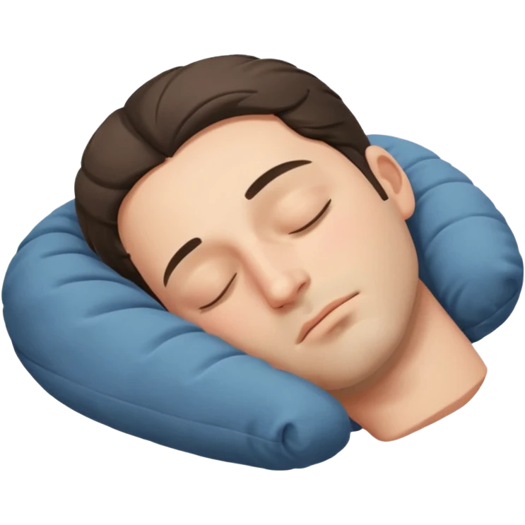 man sleeping emoji