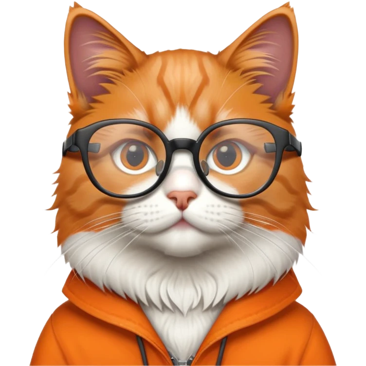 кот технарь в очках emoji