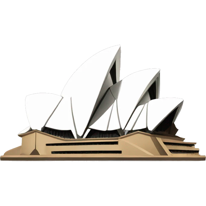 sydney opera house with sunglasses emoji