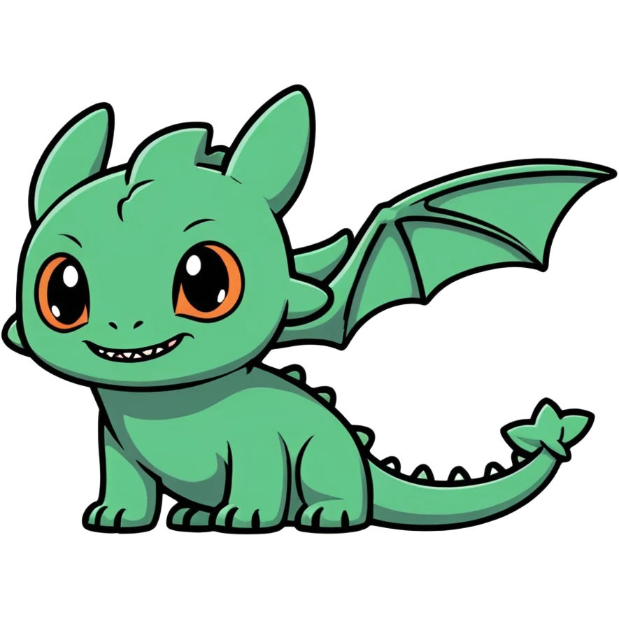 Toothless emoji