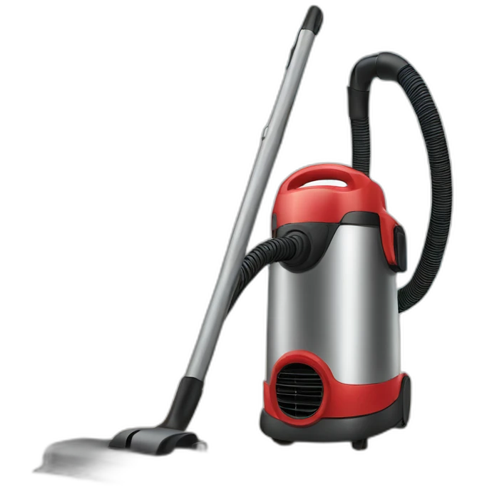 Vacuum cleaner on the beach emoji