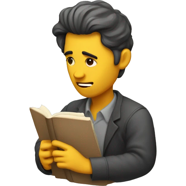 A writer tanking the readers with a heart emoji
