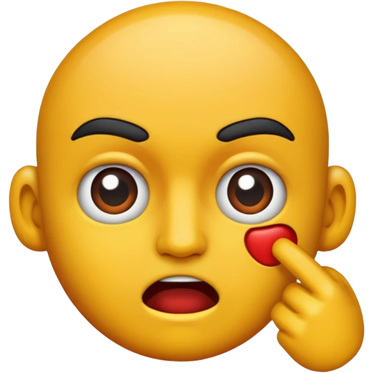 Punched in the face emoji