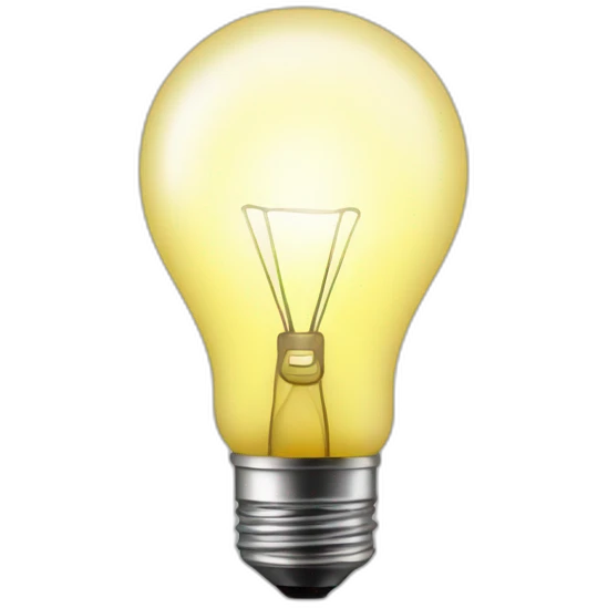 bright light bulb emoji