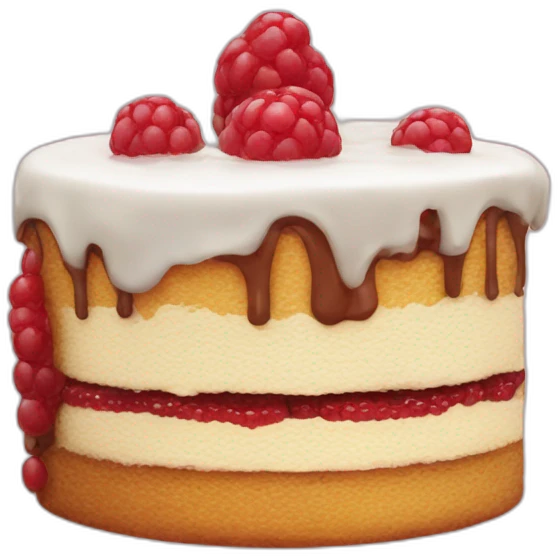 Chat qui mange un gâteau emoji