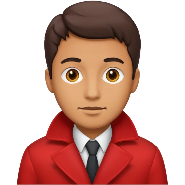Man in red coat emoji