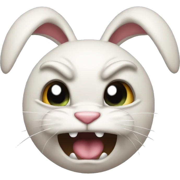 very angry bunny emoji