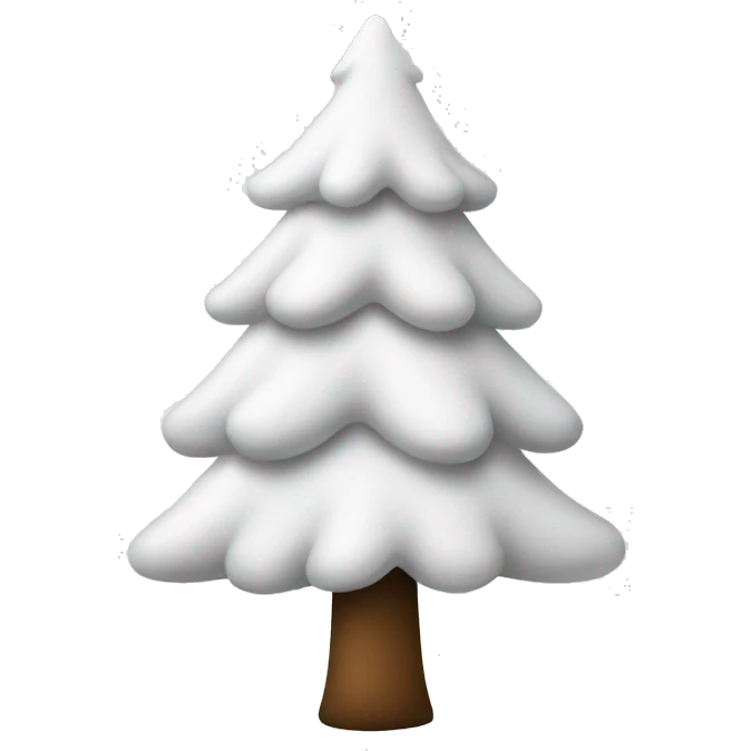 Christmas Tree white  emoji