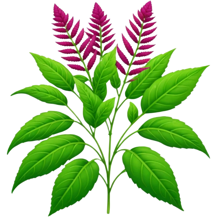 amaranth plant emoji