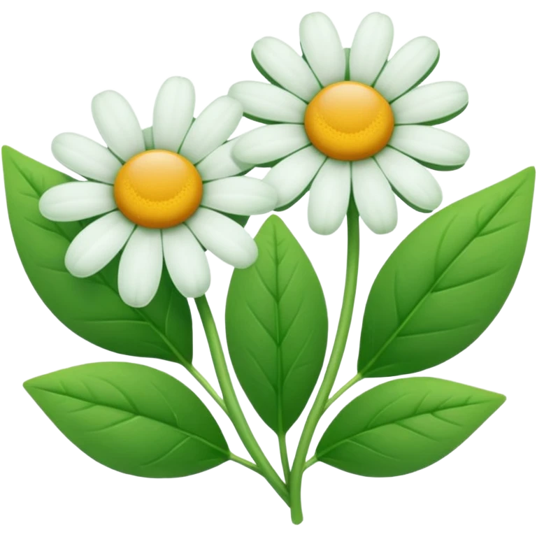 Alfalfa and daisy  emoji