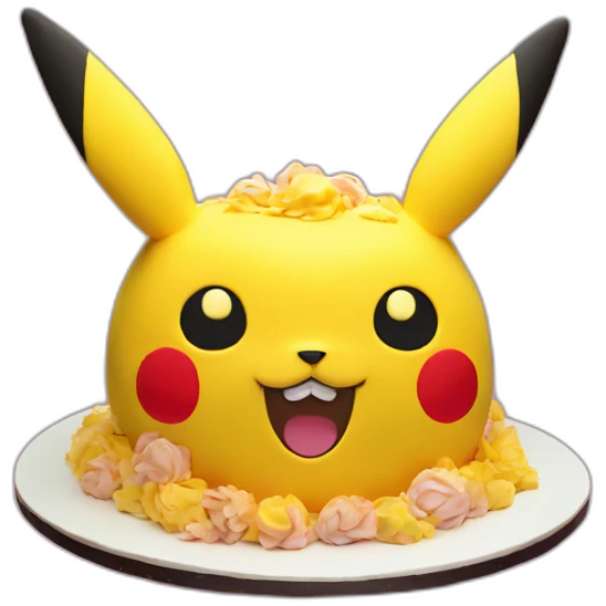 pikachu cake emoji