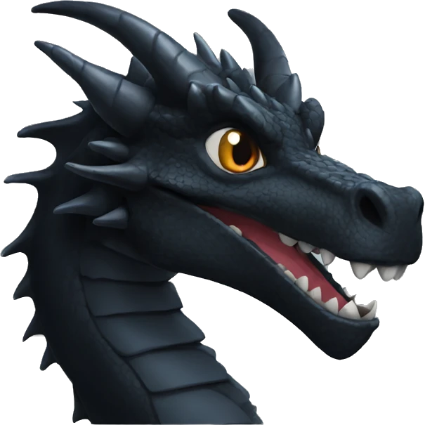 Black dragon emoji