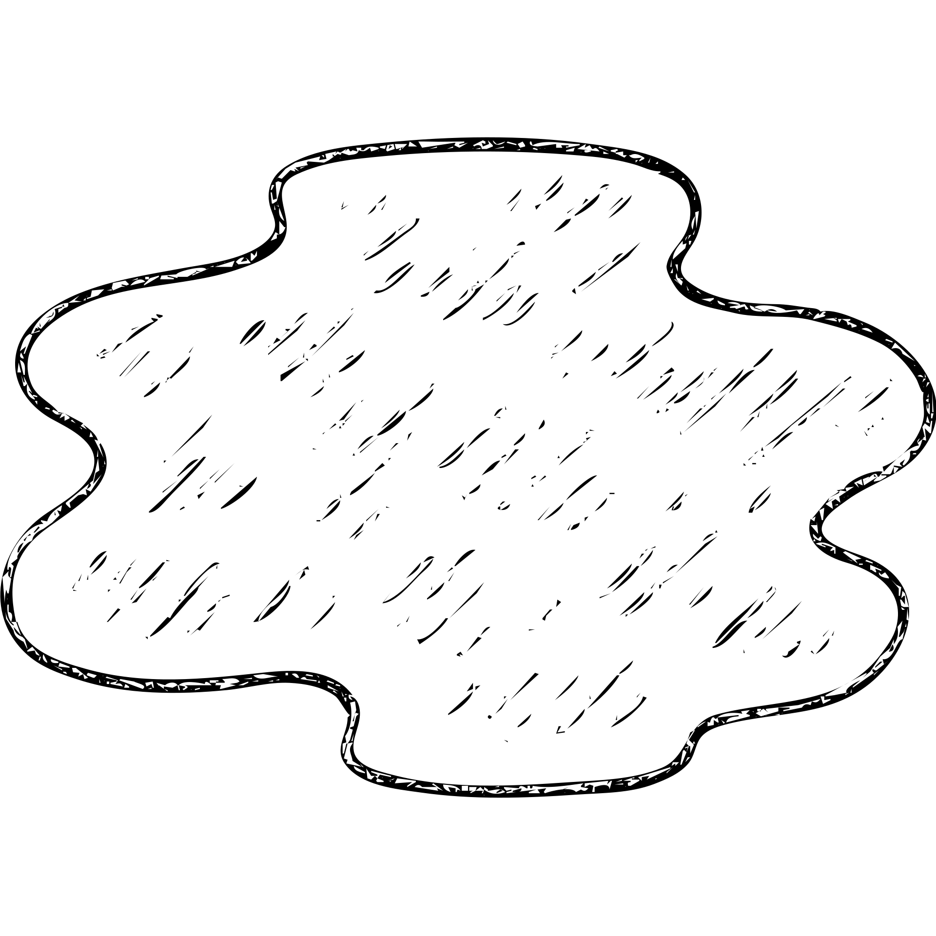 rough texture liquid bitumen emoji