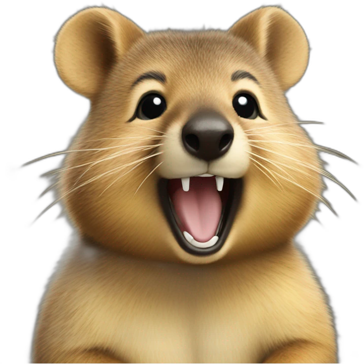 happy quokka emoji
