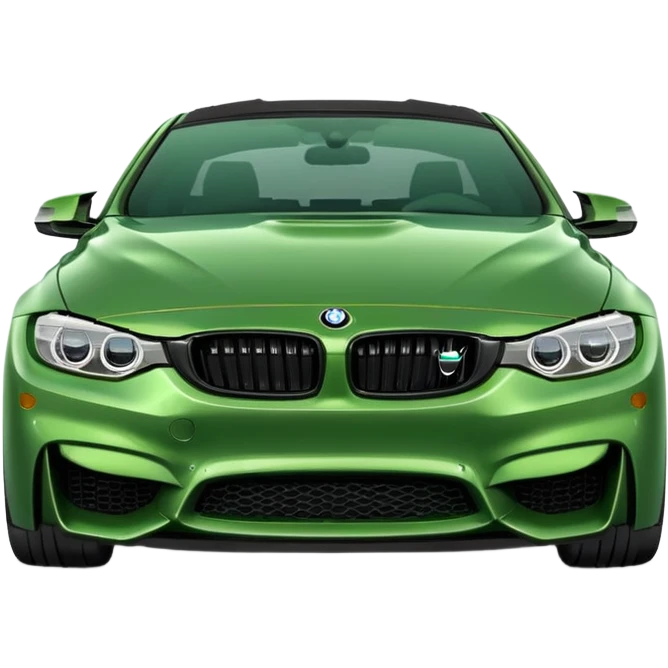 Green bmw m4 emoji