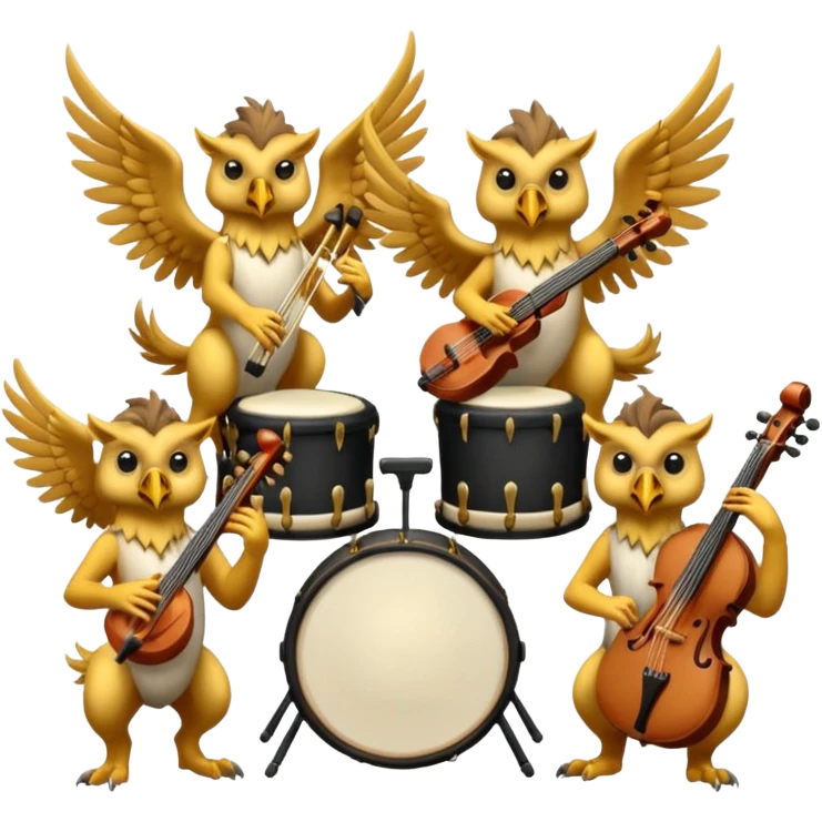 griffon as Musicians emoji