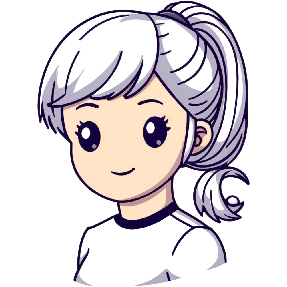 white powdered revolutionary war era wig with ponytail emoji