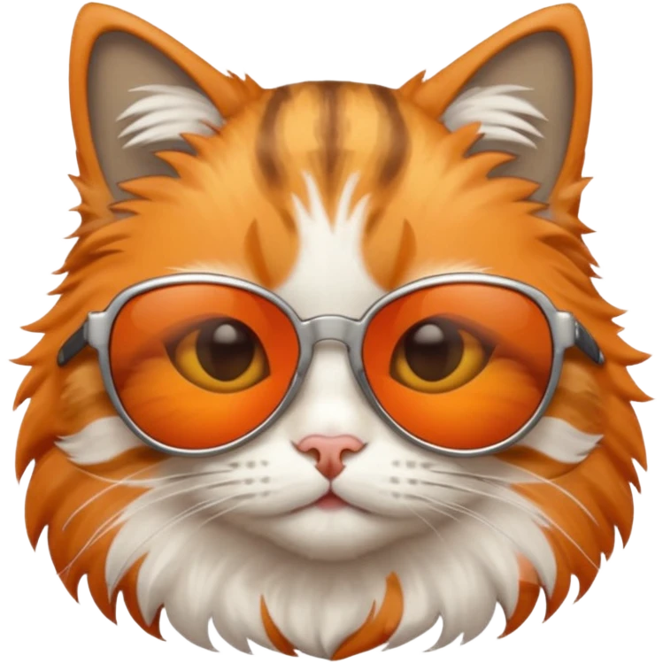 Cat wearing sunglasses emoji