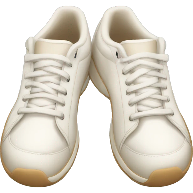chunky white and beige tennis shoes emoji