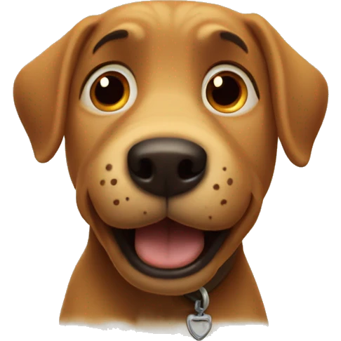 Dug the dog from UP emoji