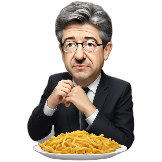 Hungry Jean-Luc Mélenchon emoji