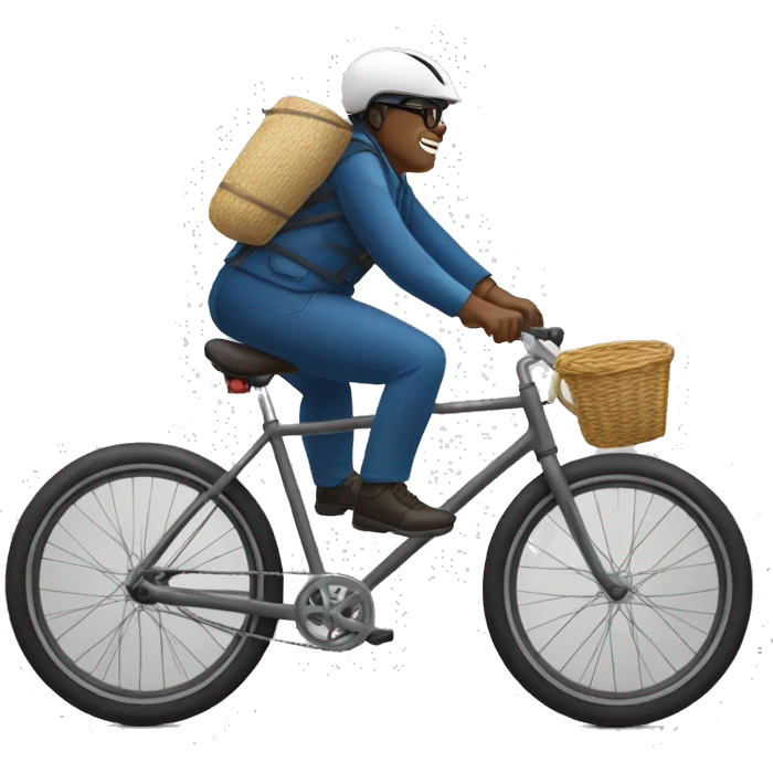 tshisekedi sur  un velo   emoji