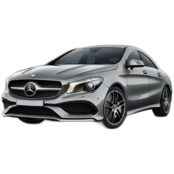 Mercedes CLA grey emoji