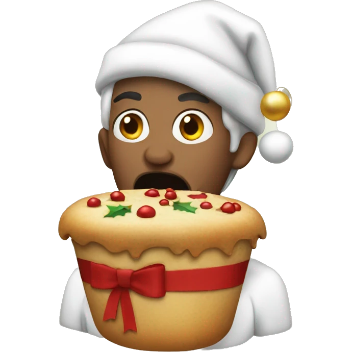 Christmas eat emoji