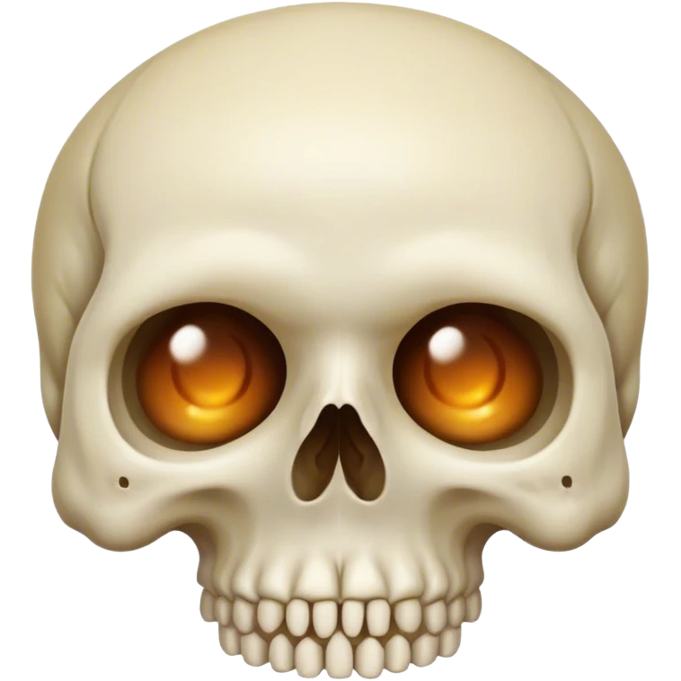 skull emoji with down syndrome emoji