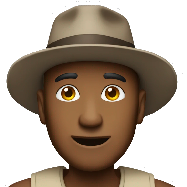 the hat man emoji