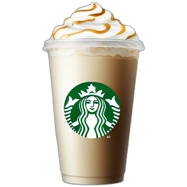 Starbucks glass if coffee emoji