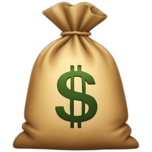 money bag with dollar sign emoji