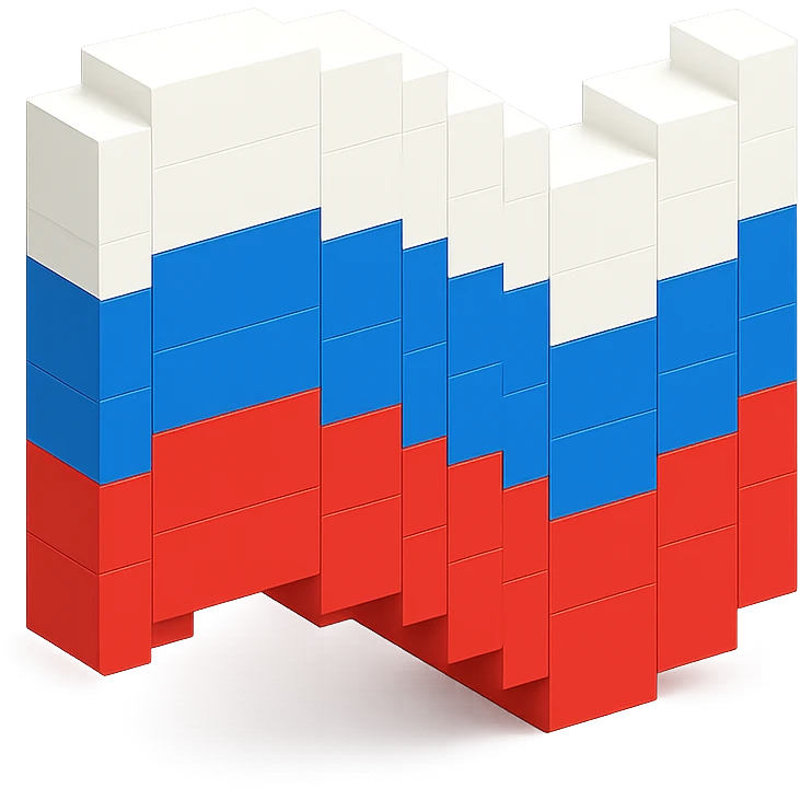 Russian flag without pole emoji