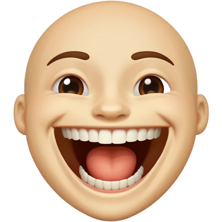 Laugh hard emoji