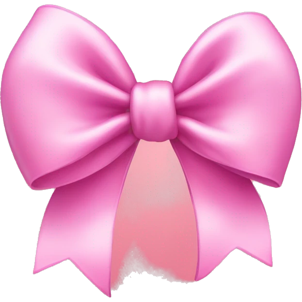 Pink bow heart emoji