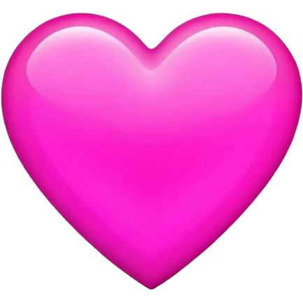 neon pink heart  emoji