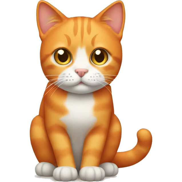 Orange cat  emoji