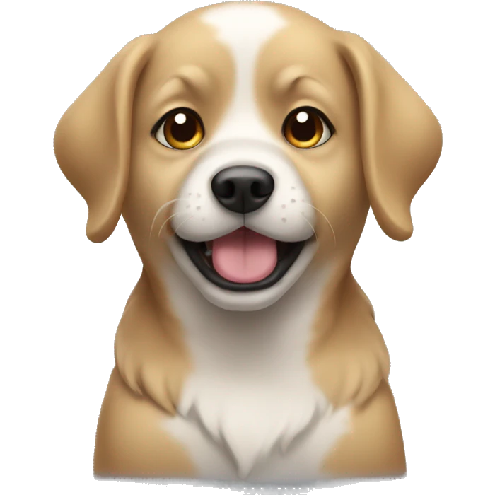 Cute dog emoji